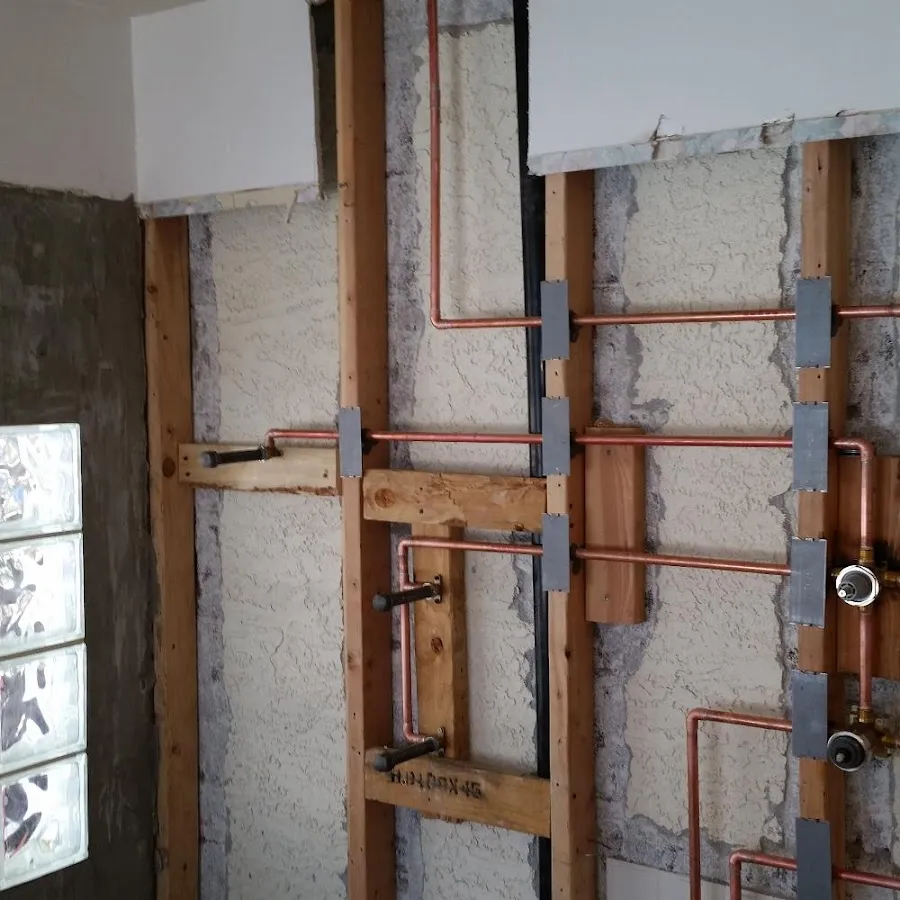 Copper pipe installation for Repiping in Pierre